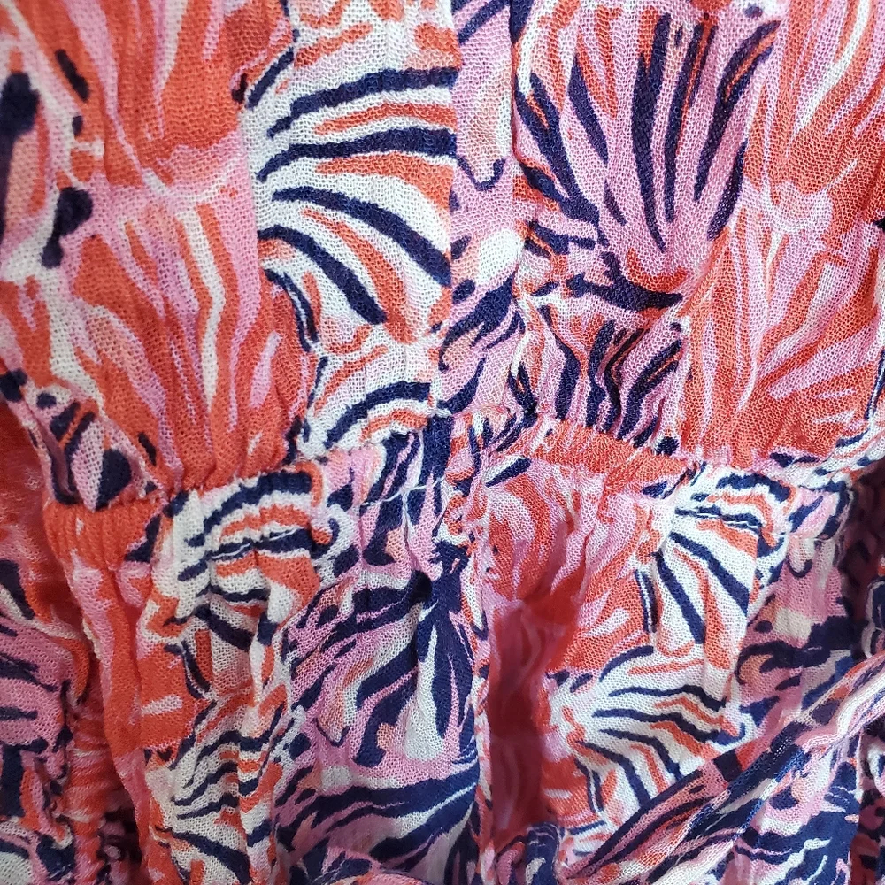Simply Southern Scallop Shell Kimono Beach Cover-up Size S/M NWT